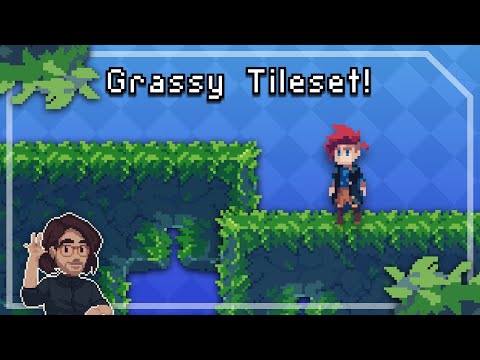 Pixel Art Class - Grassy Platform Tileset Tutorial