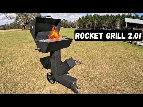 DIY ROCKET Stove Grill 2.0 Build!
