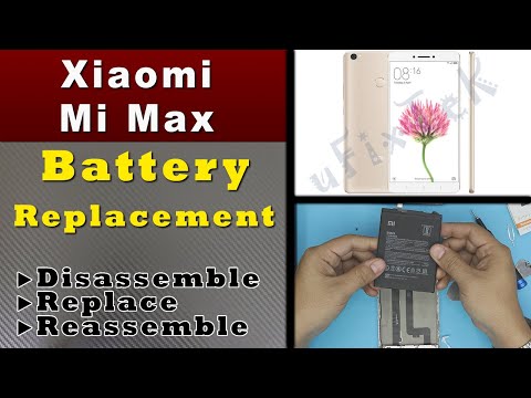 ✔ Xiaomi Mi Max 1st gen  battery replacement GUIDE