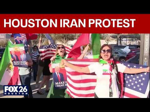 Iran protesters take to streets in Houston