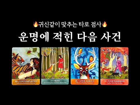 [타로] 거의 다 와 갑니다! 운명적 사건 3가지🔮✨