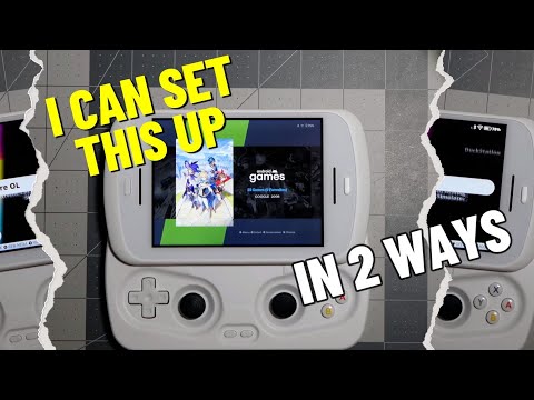 Anbernic RG Side: 2 Ways I Can Set This Up #retro #handheld