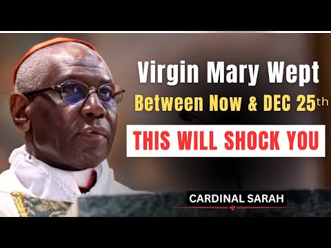 URGENT: The Virgin Mary Wept—A Message Before Christmas That Will Change Everything | Cardinal Sarah