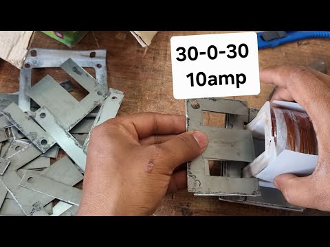 Amplifier Transformer 30-0-30 winding full tutorial |Transformer Rewinding tutorial