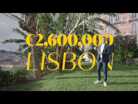 €2,600,000 Apartment Tour (with Amazing PANORAMIC View of Lisbon)