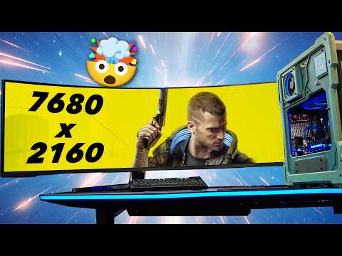 SO hast du noch nie gezockt – 2x4K auf 57 Zoll ist einfach krank 😳