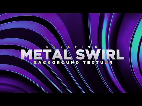 Abstract Metal Twirl Background (Photoshop)