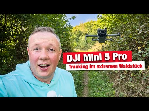 DJI Mini 5 Pro - Tracking im extremen Waldstück - schafft das die Mini Drohne?