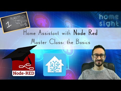 Node Red + Home Assistant - Master Class 1. Beginners guide, basic flow with state, call service +_