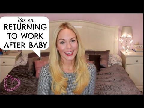 RETURNING TO WORK AFTER BABY | EMILY NORRIS