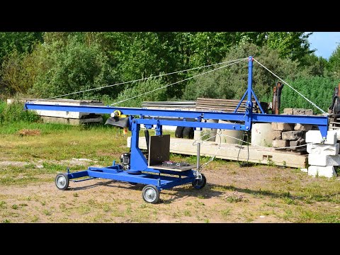 Мини-кран для газоблоков