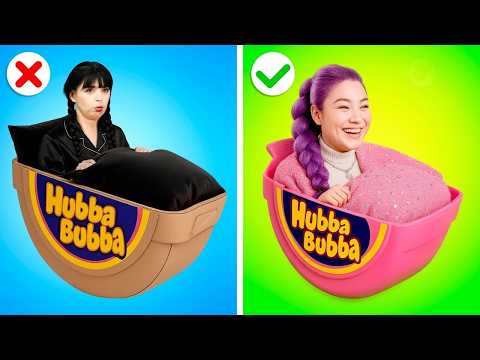 Rich Rumi Vs Poor Wednesday in Hospital | You Won’t Believe These Creative Hacks