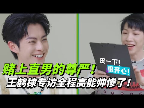 #王鹤棣 专访竟然要堵上属于直男的尊严！一个把#桃花坞 录成#爸爸去哪儿 的男人！【五十公里桃花坞3】#搞笑 #综艺