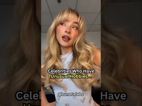 Wait until you see their hobbies 😱🤐 #celebrity #shorts