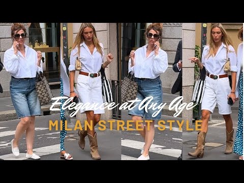 🩵Chic & Casual: Milan Summer Outfits You’ll Want to Copy