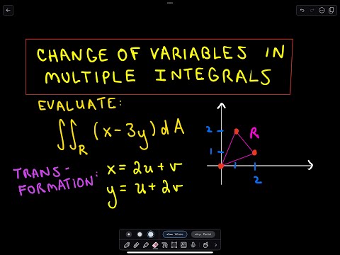 Change of Variables in Multiple Integrals: Double Integral Transformation with Jacobian