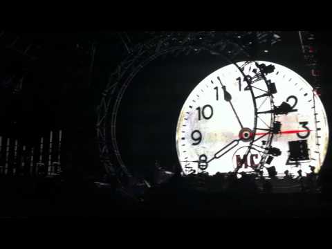 Motley Crue prepares to come on Stage - Nissan Pavilion - 7/20/2012