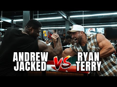 Ryan Terry Vs Andrew Jacked | Shoulders at Binous Gym Dubai