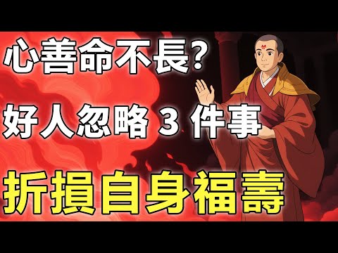 心善命不長？閻王一語道破天機：好人往往忽略這3件事！【輪回|因果|佛學】