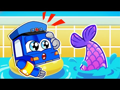 Putri Duyung di Kolam Renang?! 🧜‍♀️😲 | Kartun Anak | RoboSquad Bahasa Indonesia