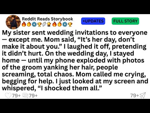 My sister sent wedding invitations to everyone — except me. Mom said, “It’s her day, don’t make it..