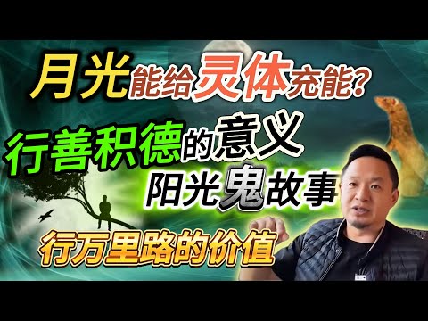 阳光鬼故事·月光能给灵体充能？丨行善积德的意义丨灵魂的根本#老王來了 #熱門 #玄学 #鬼故事 #命运 #地藏經