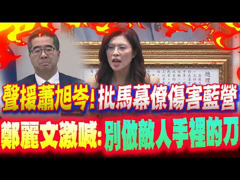 [Full Subtitles] Central Standing Committee voices support for Hsiao Hsu-tsen! Criticizes "Ma Yin...