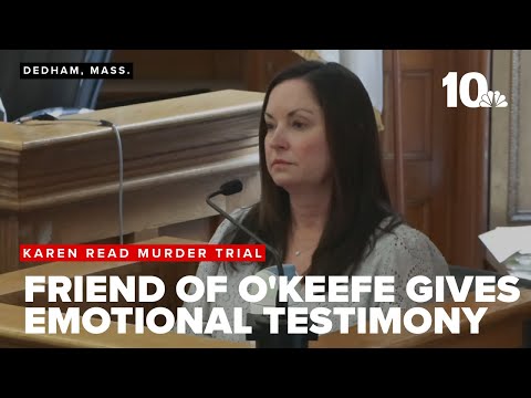 Witness gives emotional testimony at Karen Read murder trial