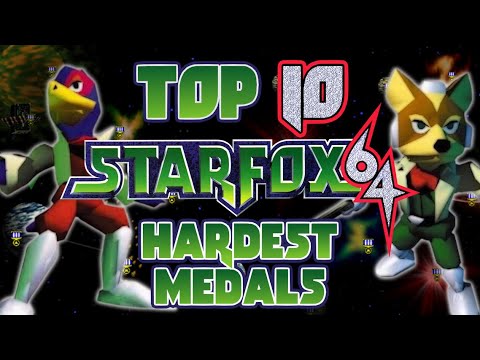 TOP 10 Hardest Medals - Star Fox 64 | Medals Tips & Strategies for Star Fox on Nintendo 64