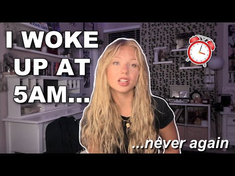 i woke up at 5AM to be productive... *morning routine*