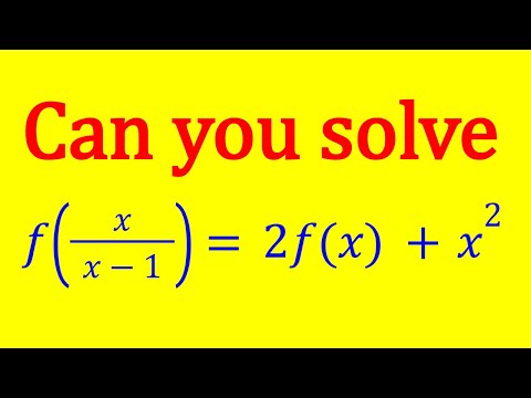 A Functional Equation from Samara Math Olympiads