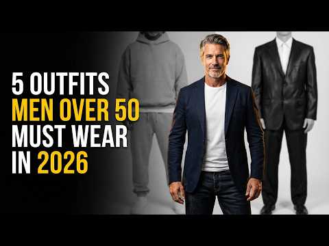 5 Outfit Formulas Every Man Over 50 Must Wear in 2026 | Timeless Style Guide