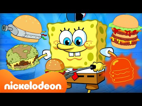 SpongeBob | Semua Krabby Patty dari musim 10–12 🍔 | Nickelodeon Bahasa