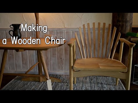 A Wooden Chair carefully made by Japanese furniture craftsman. Woodwork －工房はーべすと / 糸島の家具職人