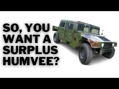 So You Want to Buy A Surplus Humvee?