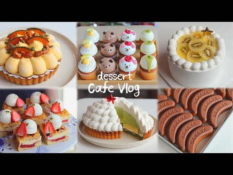 Dessert Café Vlog 60-Minute Compilation | (No BGM)