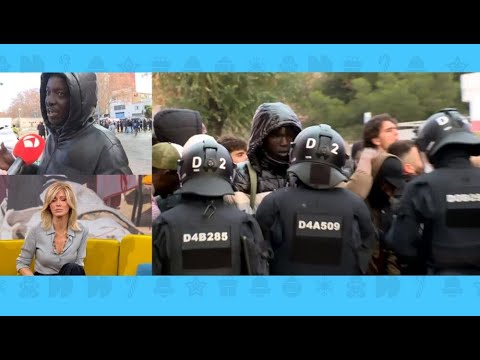 Ambiente crispado en el mayor desalojo okupa de España y críticas a Xavier García Albiol: