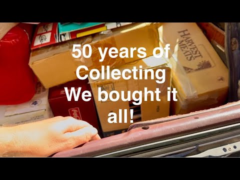 50 years of collecting and we bought it all! today's finds!