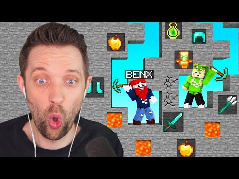 Wer GRÄBT SCHNELLER für OP AUSRÜSTUNG BATTLE in Minecraft (Film)