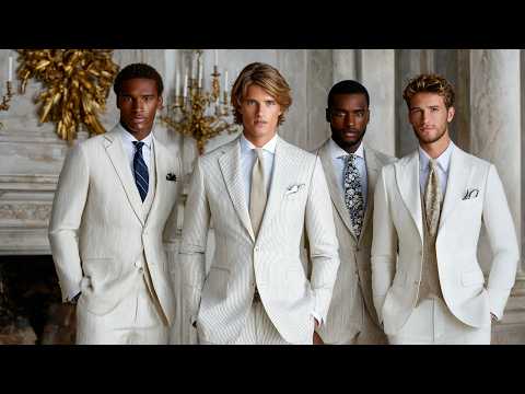 Ralph Lauren Spring/Summer 2026 Men’s Runway Edit | Soft Taupe & Pearl – Parisian Tailored Style