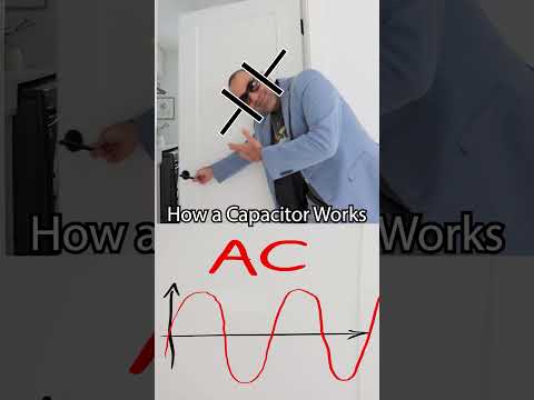 How a Capacitor Works #technology #electrical #funny