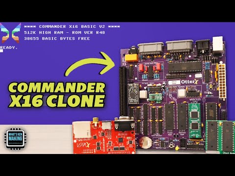 The OtterX - An Open-Source, DIY Commander x16 Clone