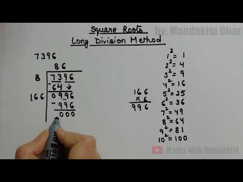 Square Roots Long Division method
