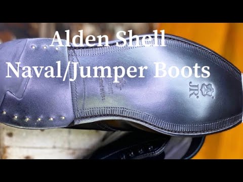 Alden shell Naval boots/Jumper