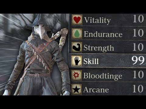 Breaking Bloodborne by ONLY Leveling Skill