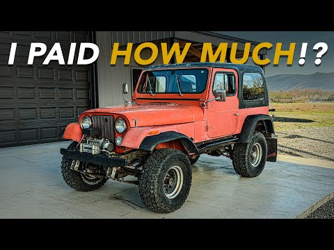 Guess What I Paid for This Jeep CJ-7