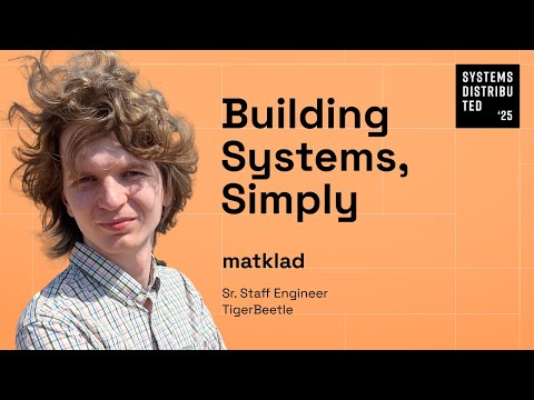 Building Systems, Simply by Matklad