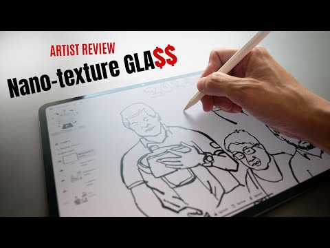 iPad Pro NANO-TEXTURE glass (artist review)