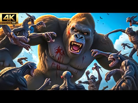 King Kong Fury of the Titan as He Faces the Demonic Horde from the Abyss