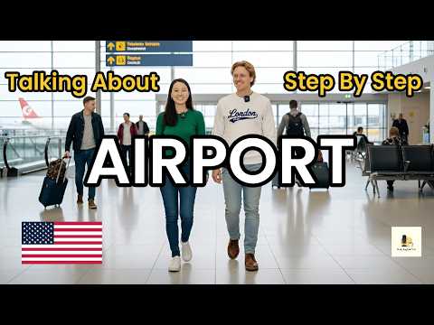 Essential Travel Vocabulary English Podcast Airport I Step by Step (A1-B1)
